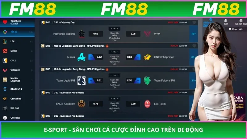 E-Sport - Sân chơi cá cược đỉnh cao trên di động