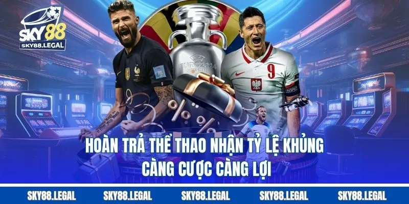 Hoàn Trả Thể Thao -Nhận Tỷ Lệ Khủng, Càng Cược Càng Lợi