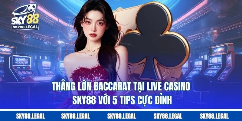 Thắng Lớn Baccarat Tại Live Casino SKY88 Với 5 Tips Cực Đỉnh